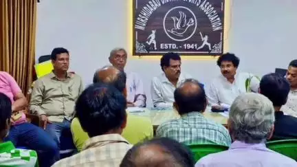 বহরমপুর: আজ মুর্শিদাবাদ জেলা স্পোর্টস অ্যাসোসিয়েশনের পরিচালনা  গভর্নিং বডি মিটিং বহরমপুর স্টেডিয়ামে