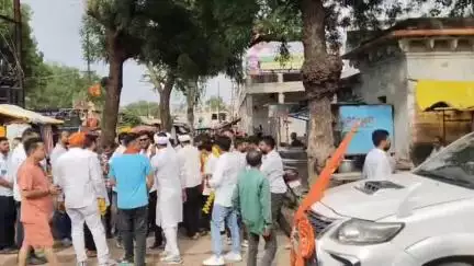 उचेहरा: श्री राम सेना के तत्वाधान में उंचेहरा पहुँची हिंदू जन जागृति यात्रा का नगर के लोगों ने किया स्वागत