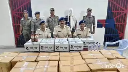 झंझारपुर: अररिया संग्राम पुलिस ने 972 लीटर देसी शराब और बीयर के साथ चार चक्का वाहन जब्त किया, एक शराब धंधेबाज गिरफ्तार