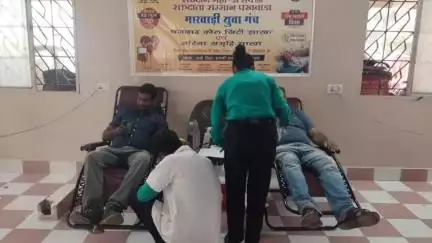 धनबाद/केंदुआडीह: शास्त्री नगर धोबा टांड़ में मारवाड़ी युवा मंच ने रक्तदान और निःशुल्क स्वास्थ्य जांच शिविर का आयोजन किया