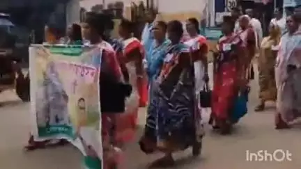 রানিবাঁধ: জগন্নাথ ধামের মহাপ্রসাদ বিতরণ কর্মসূচিকে সামনে রেখে রানিবাঁধে ব্লক তৃণমূলের উদ্যোগে হল পদযাত্রা ও পথসভা