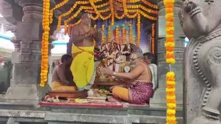 అంతర్వేది లక్ష్మీనరసింహ స్వామి ఆలయంలో ఘనంగా స్వామివారి శాంతి కళ్యాణం, ఏర్పాట్లను పర్యవేక్షించిన ఈవో ప్రసాద్
