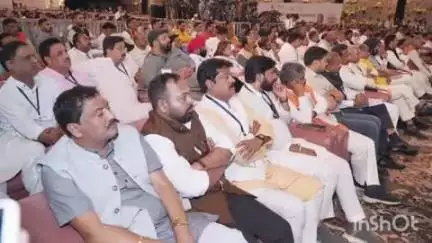 नवागढ़: बेमेतरा एवं साजा विधायक रायपुर के बंजारी में राष्ट्रीय न्यायालयिक विज्ञान प्रयोगशाला के भूमि पूजन कार्यक्रम में शामिल हुए