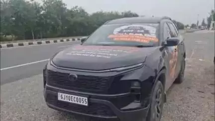 आबू रोड: आबूरोड में पोरबंदर, गुजरात से पहलगांव की पैदल यात्रा पर निकले यात्रियों का गुरूद्वारे के बाहर सर्व समाज ने किया स्वागत