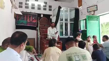 सादात सलीम पट्टी मरहूमा अख्तरी बेगम की इसाले शवाब हेतु मजलिस का आयोजन