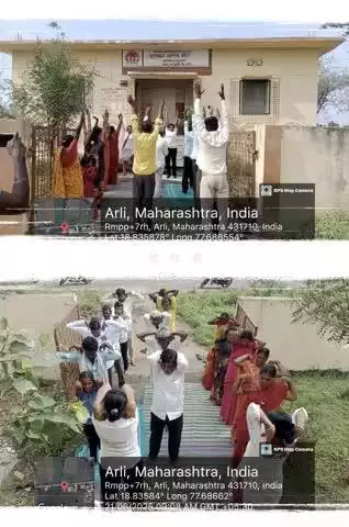 नांदेड -  दि. 21-06-2025  जागतिक योग दिन साजरा