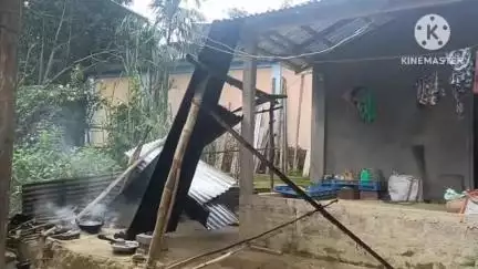 তেলিয়ামুড়া: গতকাল রাতে বন্যহাতি তান্ডব চালায় উত্তর কৃষ্ণপুর এলাকায়, উৎপাদিত ফসল নষ্ট করে ও ঘর ভেঙ্গে দেয় বন্যহাতি#jansamasya