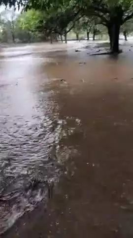 प्राणपुर में आई खतरनाक बाढ़