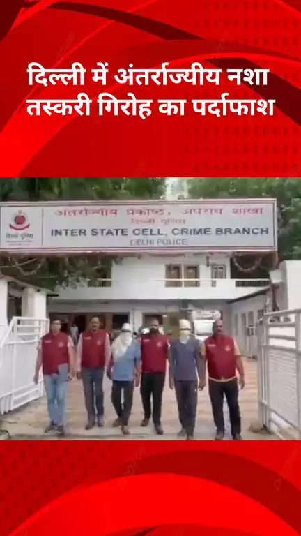 रोहिणी: दिल्ली में अंतर्राज्यीय नशा तस्करी गिरोह का पर्दाफाश, 288 किलो गांजा बरामद