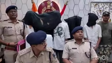 जमुई: करमटिया के जंगल में लूटपाट मामले में पुलिस ने 6 लोगों को किया गिरफ्तार, एसपी ने प्रेस कॉन्फ्रेंस कर दी जानकारी