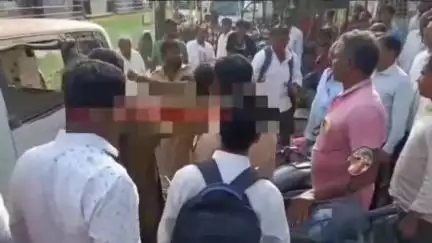 खेड: शिक्रापूर मधील चाकण चौकात पीएमपीएमएल बस चालकाचा राडा, प्रवाशाला बेल्टने मारहाण