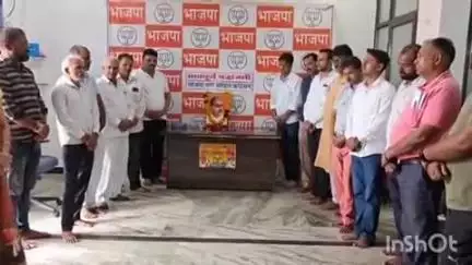 कपासन: भारतीय जनसंघ के संस्थापक डॉ. श्यामा प्रसाद मुखर्जी के बलिदान दिवस पर कपासन के भाजपा कार्यकर्ताओं ने दी श्रद्धांजलि