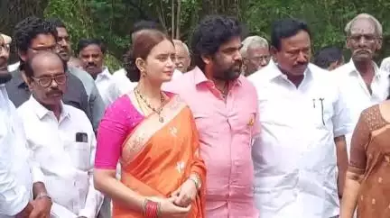 புதுக்கோட்டை: மன்னர் ராஜகோபால தொண்டைமான் பிறந்த நாள் - ஆட்சியரகத்தில் உள்ள அவரது சிலைக்கு மரியாதை செலுத்திய மன்னர் குடும்பத்தினர், அமைச்சர்
