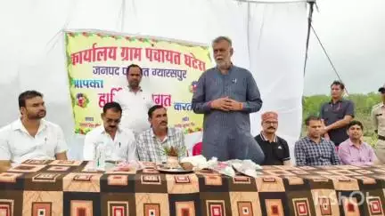 ग्यारसपुर: मंत्री प्रहलाद पटेल ग्राम मुरझिरी पहुंचे, कार्यक्रम में हुए शामिल