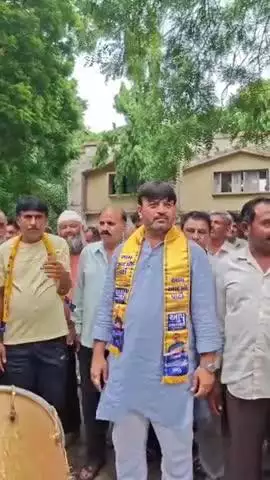 જામજોધપુર: વિસાવદરની પેટા ચૂંટણીમાં આમ આદમી પાર્ટીનો ભવ્ય વિજય થતા જામજોધપુરમાં ઉજવણી