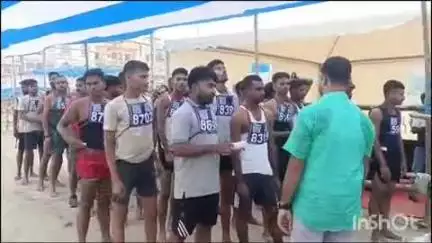 गोपालगंज: शहर के वीएम मैदान में होमगार्ड जवान की बहाली प्रक्रिया शुरू, पहले दिन 410 अभ्यर्थी शामिल, डीएम-एसपी मौजूद