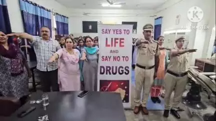 पानीपत: समालखा आईटीआई में विद्यार्थियों को नशे के खिलाफ किया गया जागरूक, नशा न करने की दिलाई शपथ