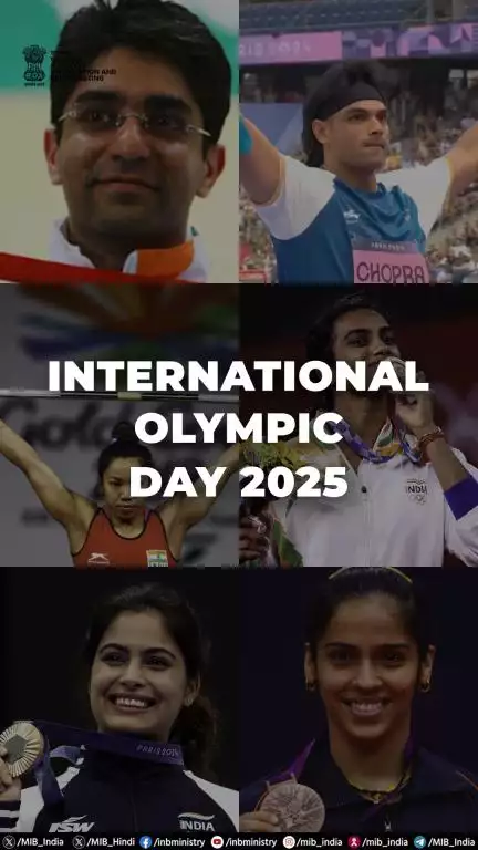 Celebrating Indian Olympians on International Olympic Day — true champions who bring pride and glory to the nation.
