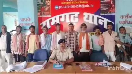 रामगढ़: मारपीट के मामले में पुलिस ने बैजनाथ से 9 आरोपियों को गिरफ्तार कर न्यायिक हिरासत में भेजा