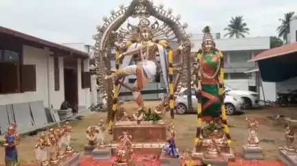 சேலம்: மகாதேவ மலையில் நிறுவ 9000 கிலோ எடை கொண்ட ஐம்பொன் சிலைகள் கன்னங்குறிச்சியில் உருவாக்கப்பட்டுள்ளது