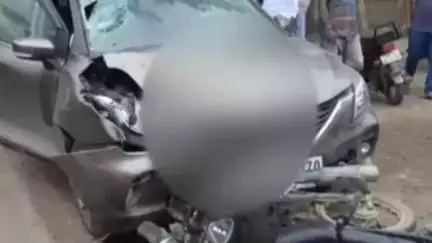 रायगढ़: भाटिया पेट्रोल पंप के सामने हुआ सड़क हादसा, तेज रफ्तार कार और मोपेड की भिड़ंत में मोपेड सवार युवक की मौत