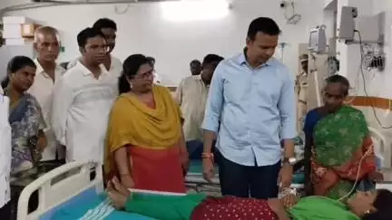 నగరి: పన్నూరు ప్రైవేట్‌ బాలికల వసతి గృహంలో అస్వస్థతకు గురైన విద్యార్థులను మెరుగైన వైద్యం అందించాలి: నగరి ఎమ్మెల్యే భాను ప్రకాష్