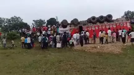 गोपद बनास: बटौली बायपास पर अनियंत्रित होकर पलटा तेज़ रफ़्तार ट्रक, चालक हुआ घायल