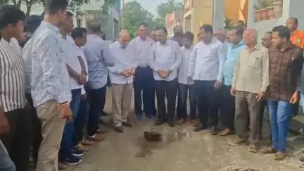 धुळे: बाहुबली नगर परिसराच्या विकासासाठी ३ कोटींचा निधी; काँक्रीट रस्ते, भुयारी गटार कामाचा आमदार अग्रवाल यांच्या हस्ते शुभारंभ