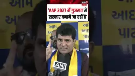 Gujrat : AAP 2027 में गुजरात में सरकार बनाने जा रही है | N18S | Shorts | AAP | Breaking news |