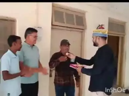 માંગરોળ: વાંકલ ખાતે આમ આદમી પાર્ટીના પ્રમુખ સહિતના કાર્યકરોએ વિસાવદરની ચૂંટણીમાં ગોપાલ ઇટાલીયાની જીત ને વધાવી લીધી