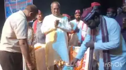 आगरा: आगरा पहुंचे कैबिनेट मंत्री संजय निषाद ने सूर सदन में सपा पर किया हमला