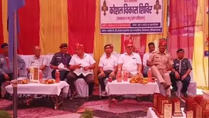 नीम का थाना: नीमकाथाना में राजस्थान राज्य भारत स्काउट एवं ग्रीष्मकालीन कला कौशल अभिरुचि शिविर का समापन