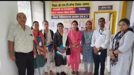 कोटर: सतना स्थित ओ.एस.टी. केंद्र का निरीक्षण, सेवाएं संतोषजनक पाई गईं