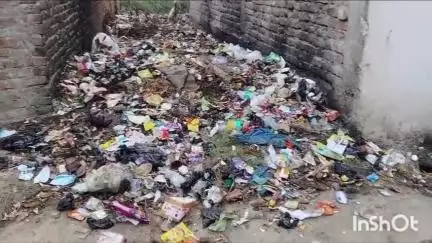 बांदा: शहर के खाईंपार मोहल्ले वार्ड नंबर 2 में गंदगी के अंबार से लोग परेशान, बारिश के बाद आती है बदबू #jansamasya