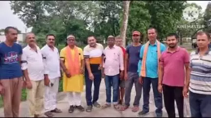 भरगामा : अतिक्रमण से सडकों पर चलना हुआ मुश्किल, ग्रामीणों ने किया प्रदर्शन