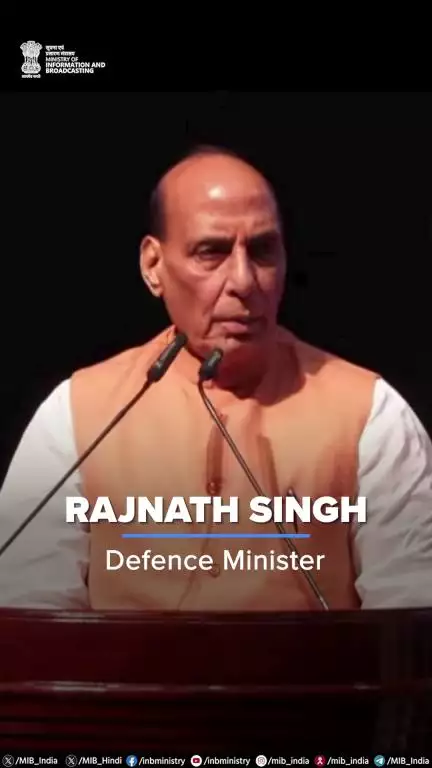 Defence Minister Rajnath Singh described President Droupadi Murmu as the best example of women-led development in India