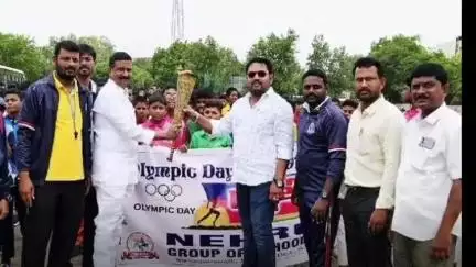బనగానపల్లెలో ఘనంగా అంతర్జాతీయ ఒలంపిక్ డే వేడుకలు