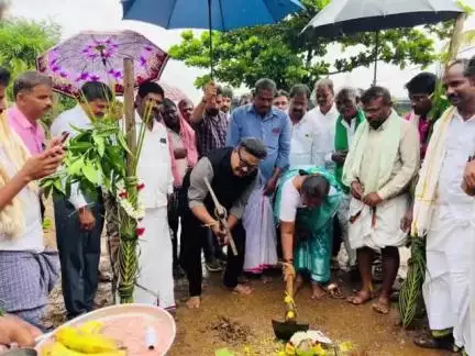ರಾಣೇಬೆನ್ನೂರು: ಉತ್ತಮ ಗುಣಮಟ್ಟದ ಕಾಮಗಾರಿ ನಡೆಸಿ ಬೇಲೂರ್ ಗ್ರಾಮದಲ್ಲಿ ಶಾಸಕ ಕೋಳಿವಾಡ್ ಖಡಕ್ ಸೂಚನೆ