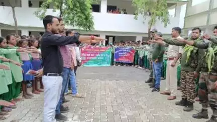 कुंदा: कुंडा पुलिस ने नशा मुक्ति को लेकर जागरूकता अभियान चलाया
