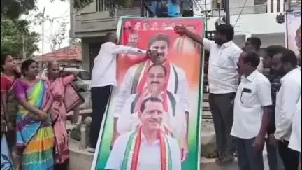 సిరిసిల్ల: ముస్తాబాద్ మండలం చేకోడు చిప్పలపల్లి గ్రామాలలో కాంగ్రెస్ మండల శాఖ ఆధ్వర్యంలో రైతు భరోసా విజయోత్సవ సంబరాలు