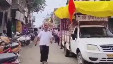 नगर: श्री क्षेत्र देवगड दिंडीचे नगर शहरामध्ये आगमन, भाविकांचा उत्स्फूर्त प्रतिसाद
