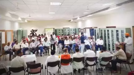सीतामऊ: MP विधानसभा पुस्तकालय अनुसंधान संदर्भ समिति ने सीतामऊ के नटनागर शोध संस्था का अवलोकन किया, बैठक हुई