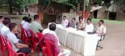 पटमदा: मुहर्रम को लेकर पटमदा थाना में शांति समिति की बैठक संपन्न