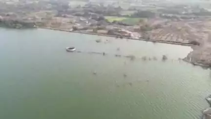कोरेगाव: अतिवृष्टीमुळे कोरेगाव उत्तर भागातील तळहिरा धरण शंभर टक्के भरले;  नदी पात्राकडे जाताना शेतकऱ्यांना काळजी घेण्याचे आवाहन