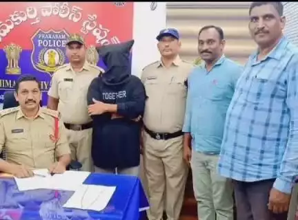 సంతనూతలపాడు: చీమకుర్తి పట్టణంలో మహిళ మెడలో గొలుసు లాక్కేలిన కేసులో ముద్దాయి అరెస్ట్