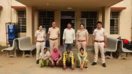 लक्ष्मणगढ़: लक्ष्मणगढ़ पुलिस ने हत्या के मामले में फरार चार इनामी बदमाशों को किया गिरफ्तार, प्रत्येक पर 5000 रुपये का इनाम था
