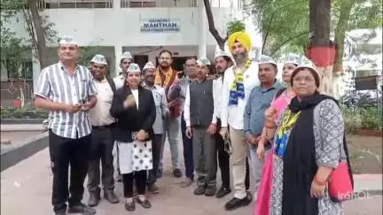 बिलासपुर: किसानों की समस्या को लेकर आम आदमी पार्टी ने जिला कलेक्टर कार्यालय में किया विरोध प्रदर्शन, कलेक्टर को सौंपा ज्ञापन