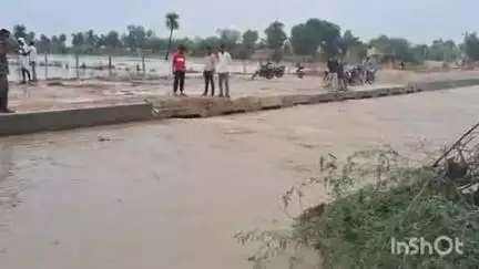 पीपलू: संदेड़ा क्षेत्र में मूसलाधार बारिश से भोपता नाला उफान पर, बलखंडिया रपट में हुआ कटाव व हरिपुरा बांध का गेज हुआ 9 फीट