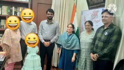 नीमच: नीमच की 5 वर्षीय बालिका को मिला नया आशियाना, मुंबई के दंपति ने लिया गोद