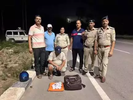 बिलासपुर सदर: नाकाबंदी के दौरान नेपाली व्यक्ति से 93 ग्राम चरस बरामद